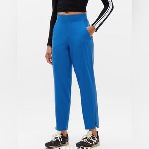 Athleta Brooklyn Mid Rise Ankle Pant Royal Blue Size 12 Travel Work Pants